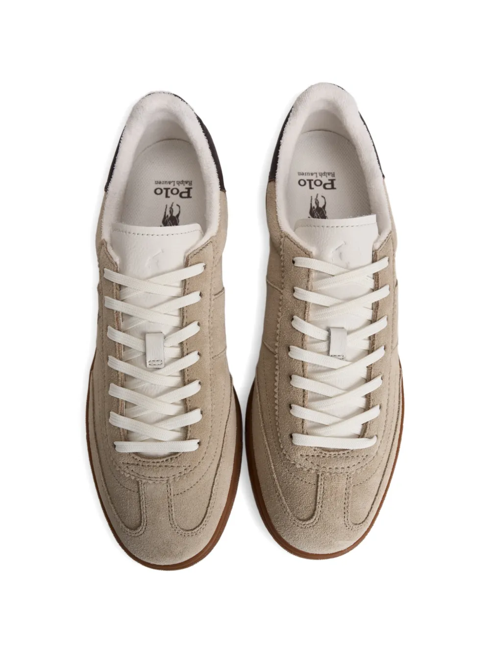 Polo Ralph Lauren bedford suede sneakers Beige