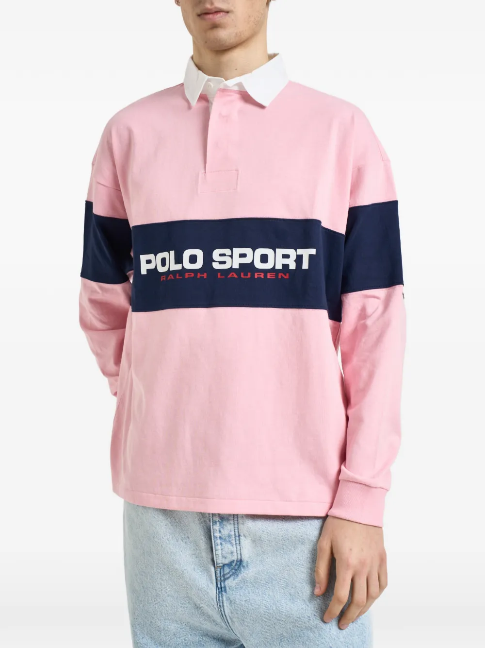 Polo Ralph Lauren colourblock polo - Rosa