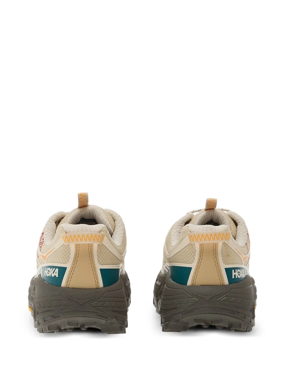 HOKA Mafate Three2 sneakers met patroon Beige