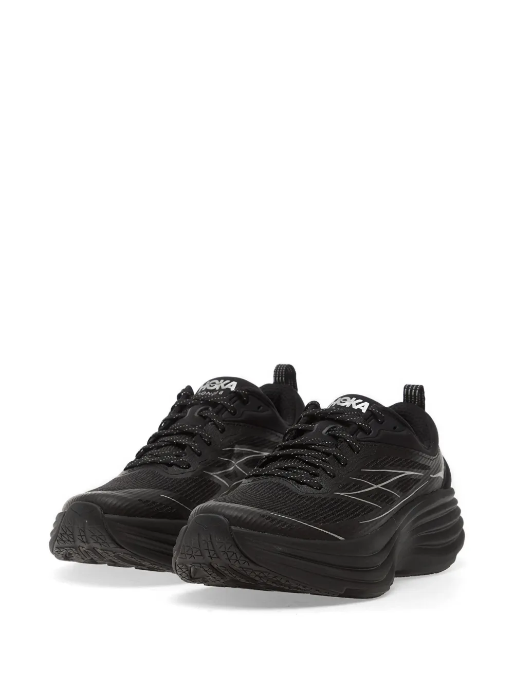 HOKA Bondi 8 Caged sneakers Zwart