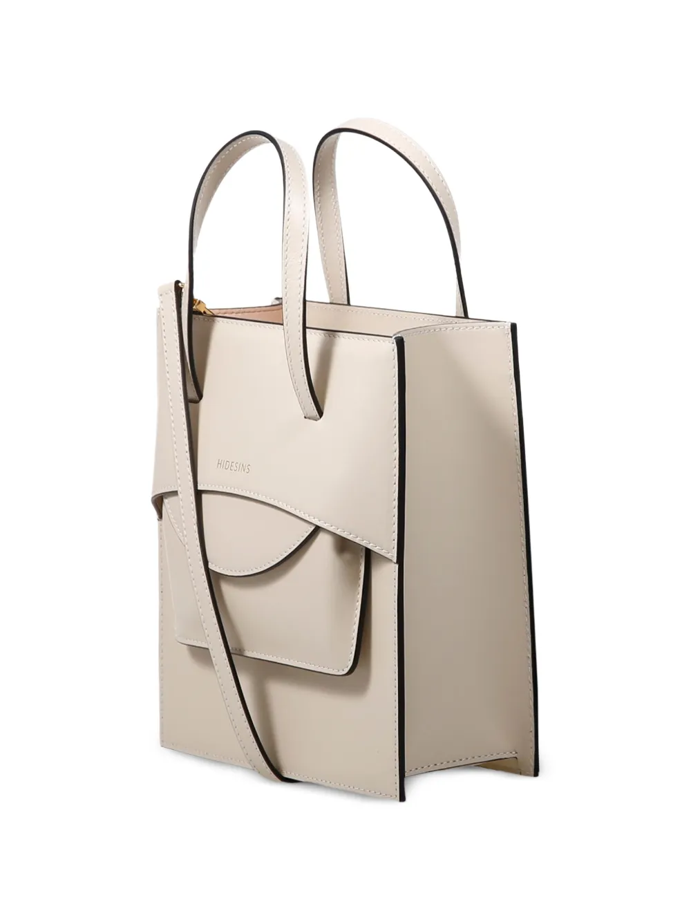  Hidesins Mini Flap Tote Bag - Neutrals 