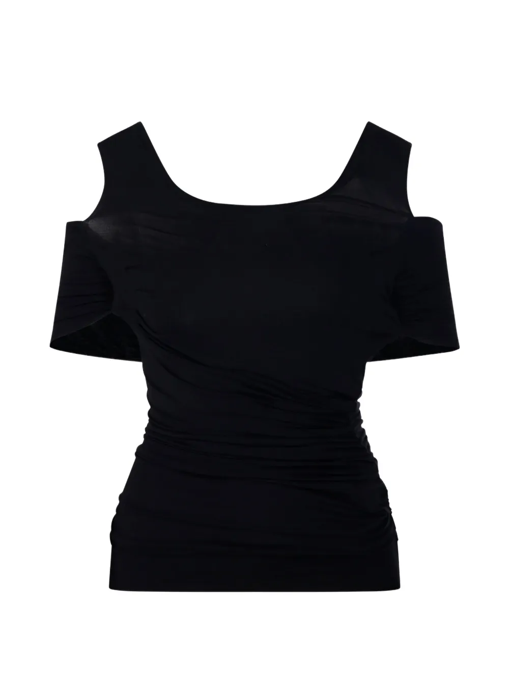  Marant étoile Cold-shoulder Top - Black 