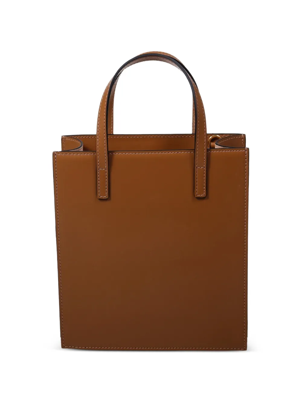 Flap Leather Tote Bag