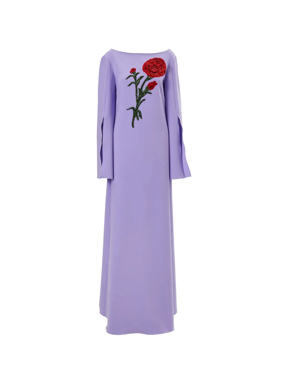 Carolina Herrera Caftano con ricamo - Viola