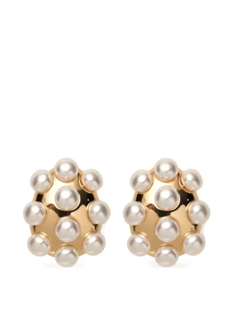 Carolina Herrera aretes con perla