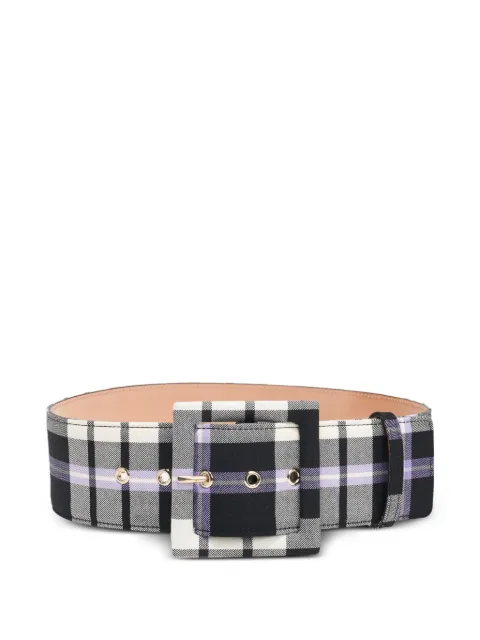 Carolina Herrera plaid Icon belt