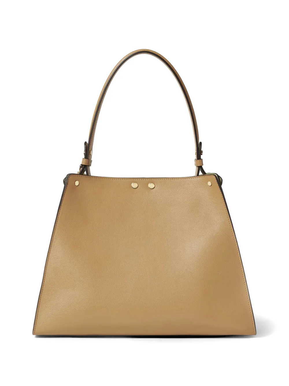  Fendi Medium Way Leather Shoulder Bag - Neutrals 