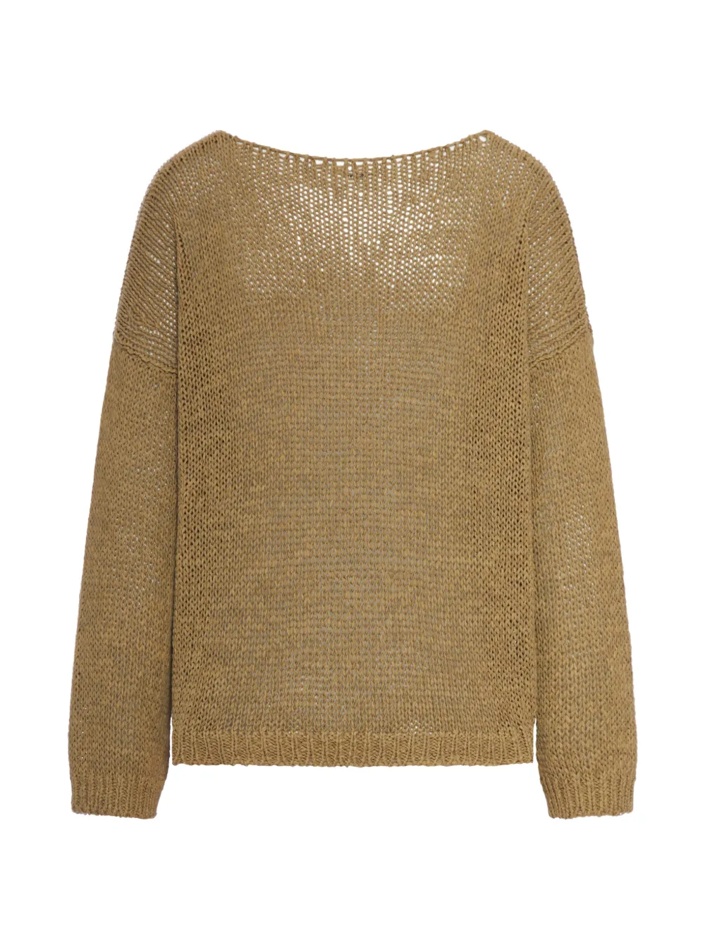 Roberto Collina Opengebreide trui Beige