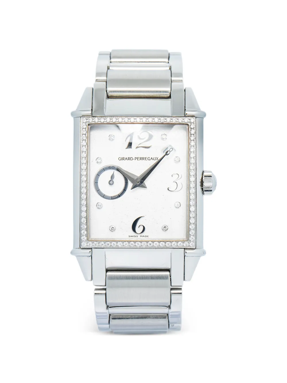 Girard-Perregaux Pre-Owned 1945 excellent diamond 30mm watch - Bianco