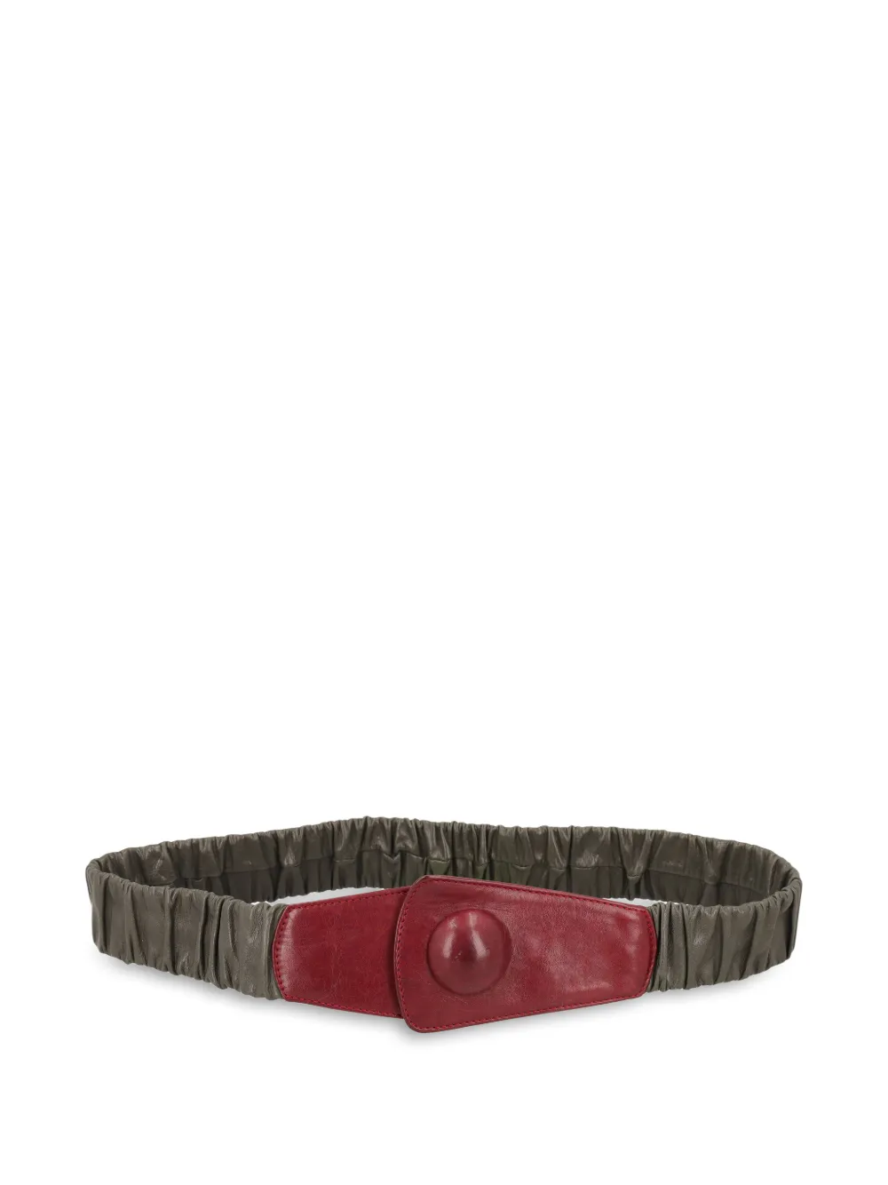 Mila Schon Vintage multicolour leather belt - Grigio