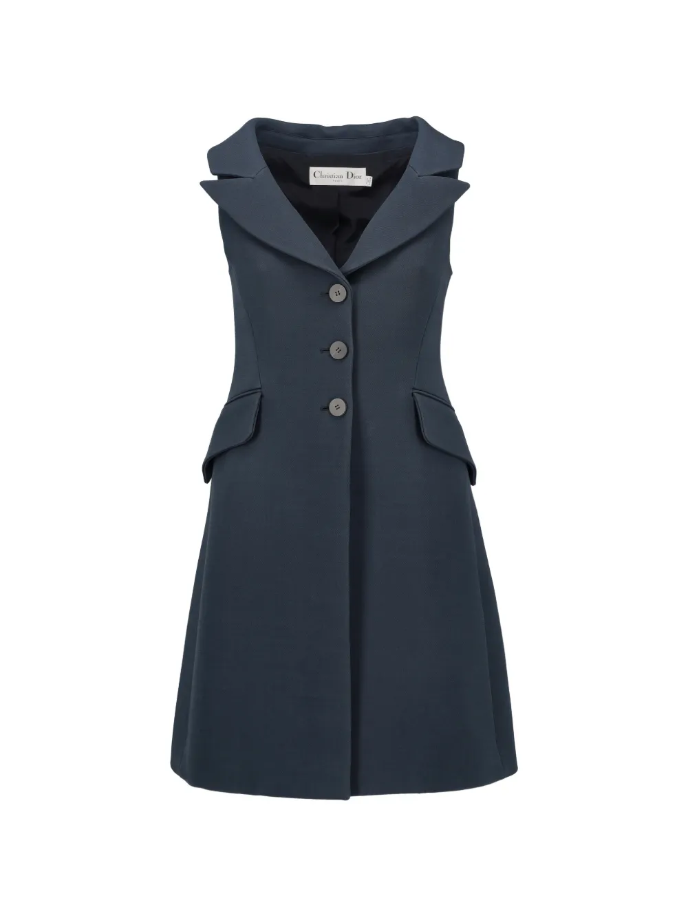 Christian Dior Pre-Owned Cappotto con bottoni - Blu