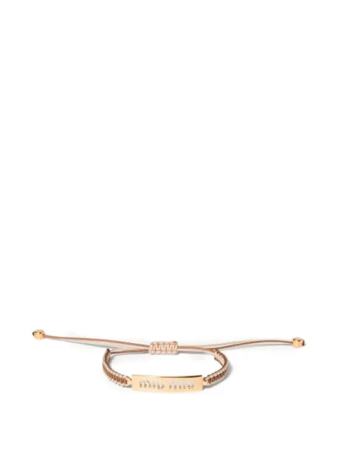 Miu Miu Cotton and metal bracelet