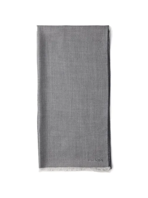 Prada mascada de cachemira, lana y seda