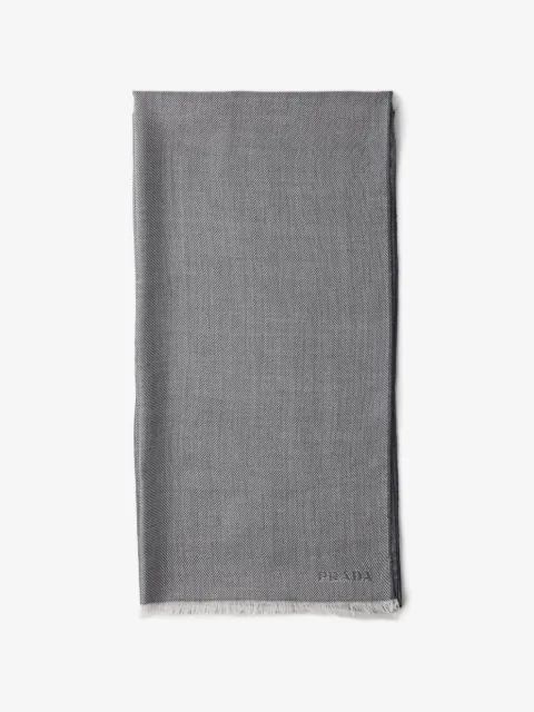 Prada cashmere, wool and silk scarf