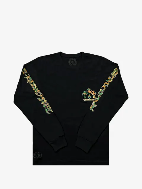 Chrome Hearts sweat à manches longues, motif camouflage et fer à cheval