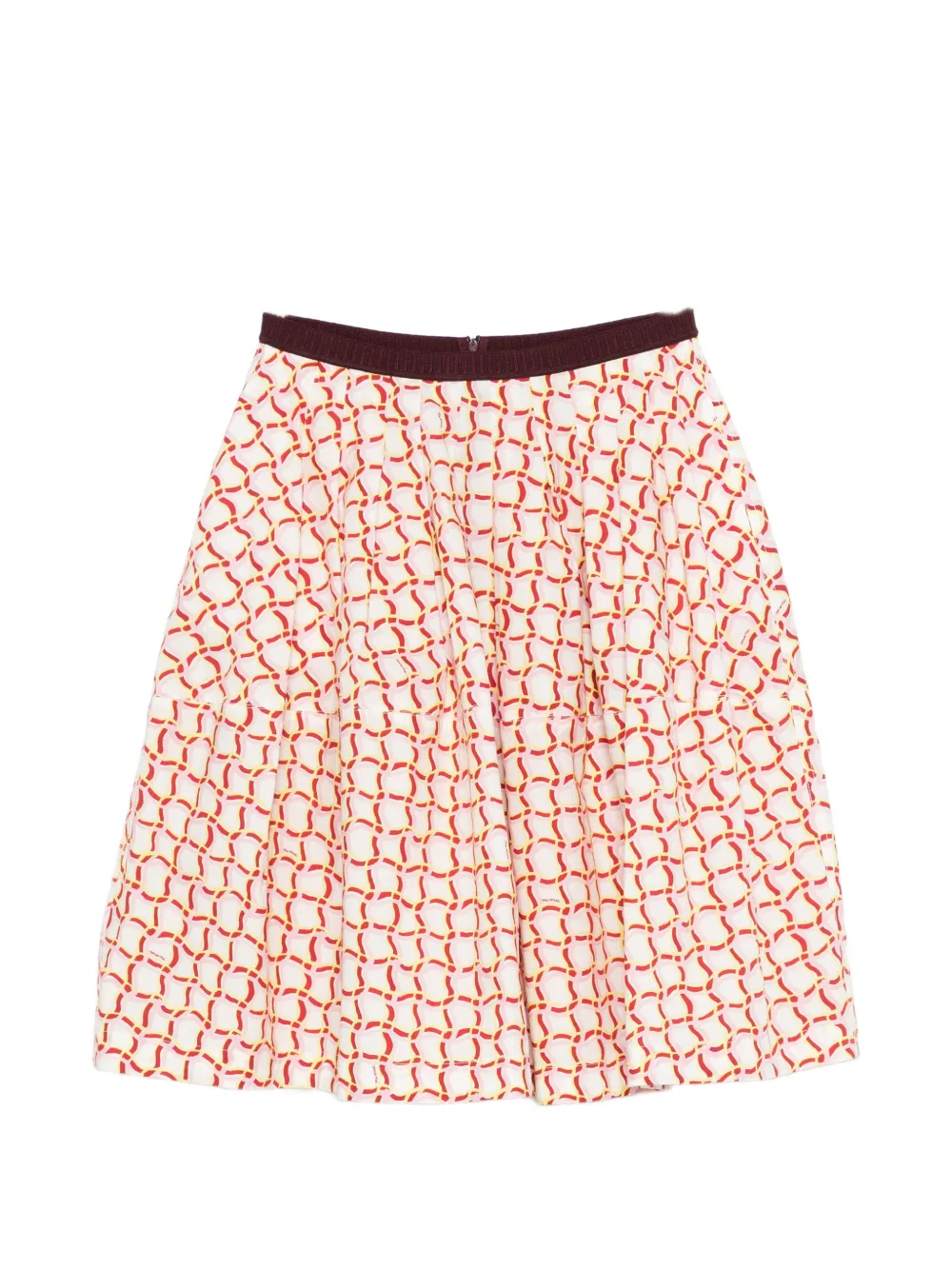 Marni geometric print skirt - Toni neutri