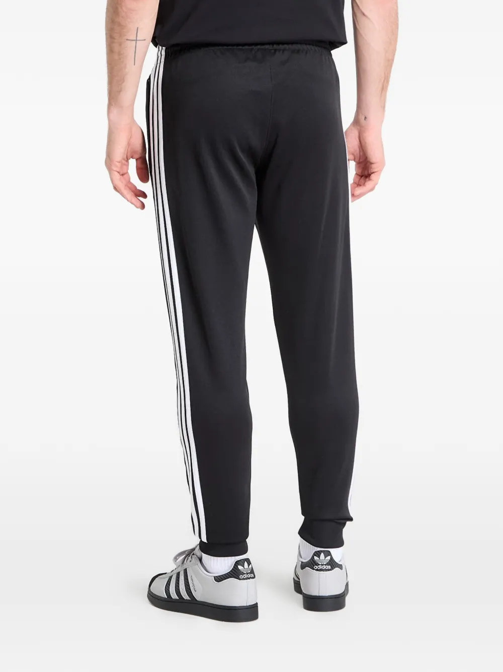 adidas Sst trainingsbroek met drie strepen Zwart