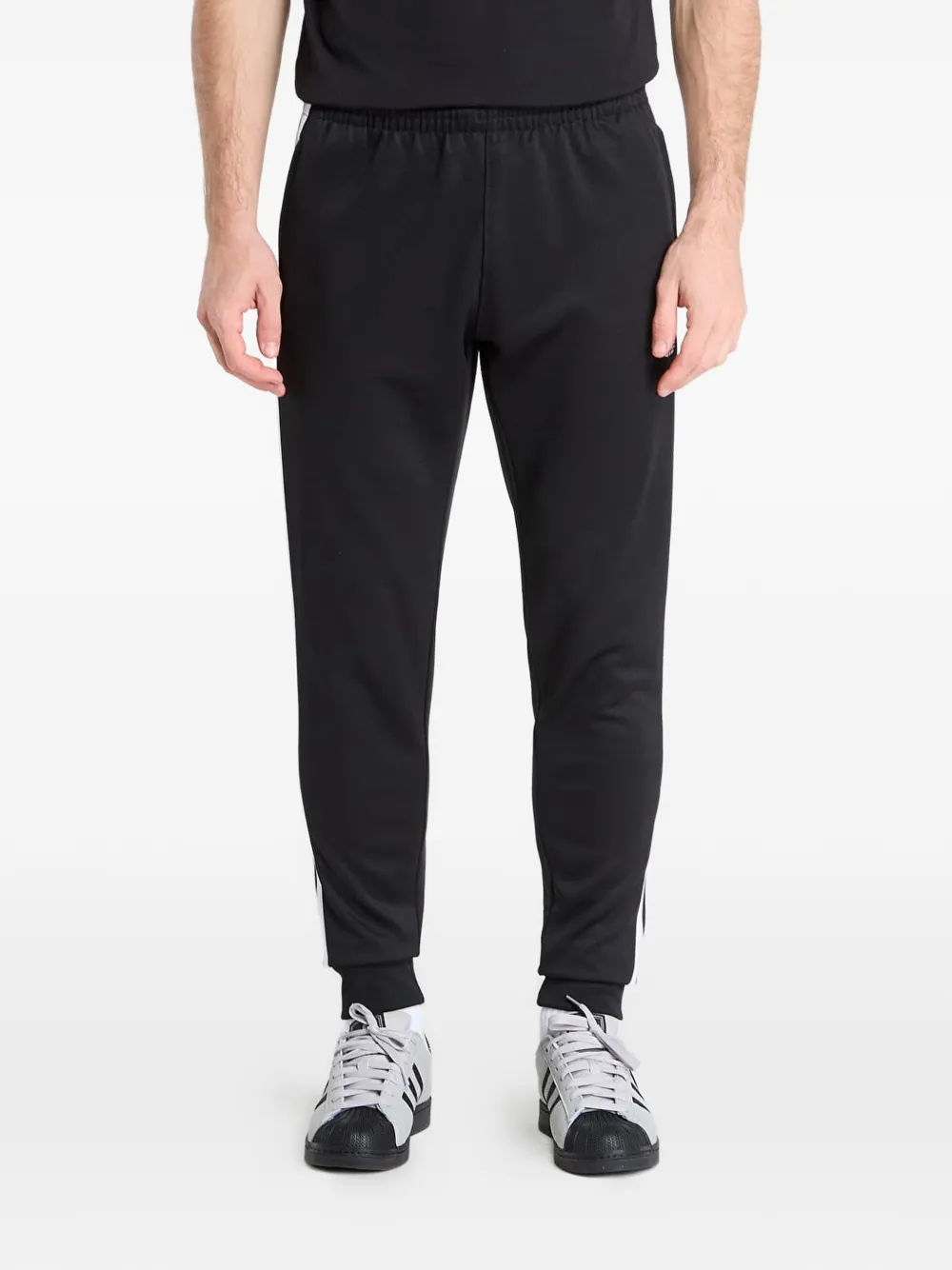 adidas three-stripe sst track pants - Nero