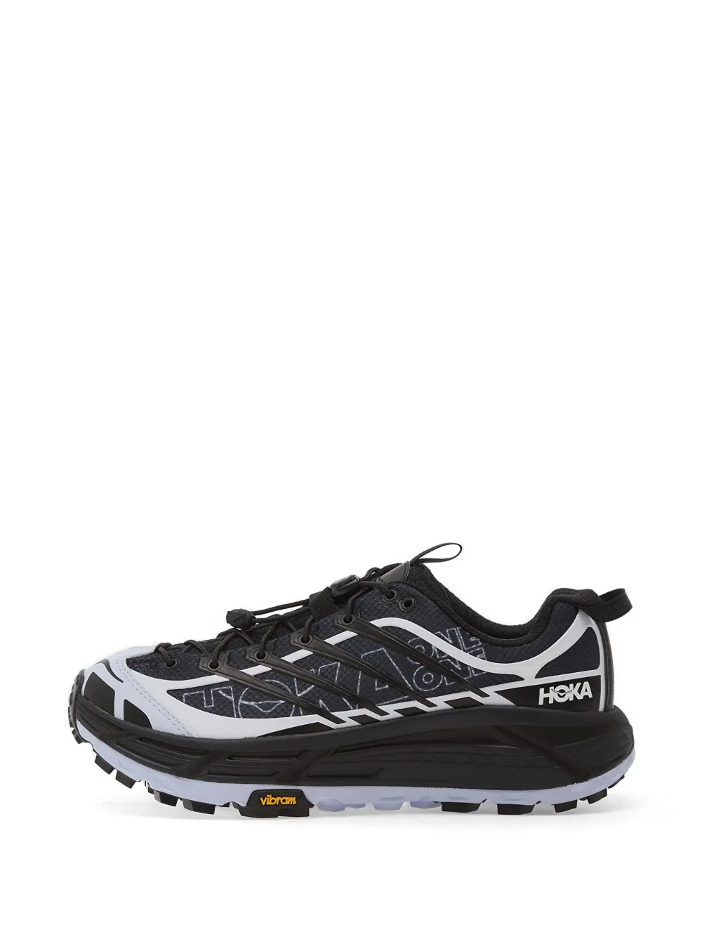 HOKA Mafate Three2 Wordmark sneakers Zwart