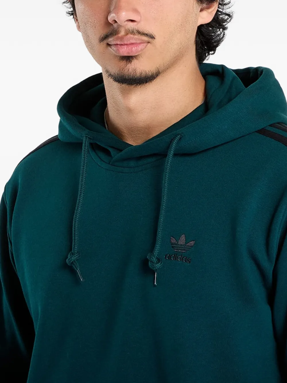 adidas Hoodie met 3 strepen Groen