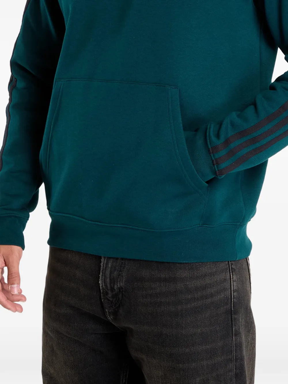 adidas Hoodie met 3 strepen Groen