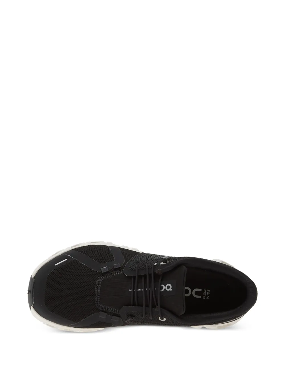 On cloud 6 wide sneakers Zwart