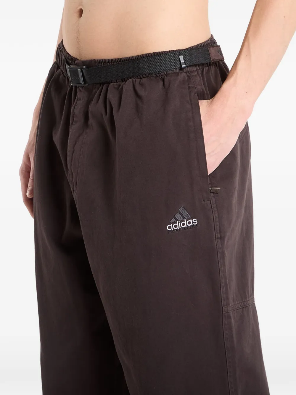 adidas Equipment broek met ceintuur Bruin