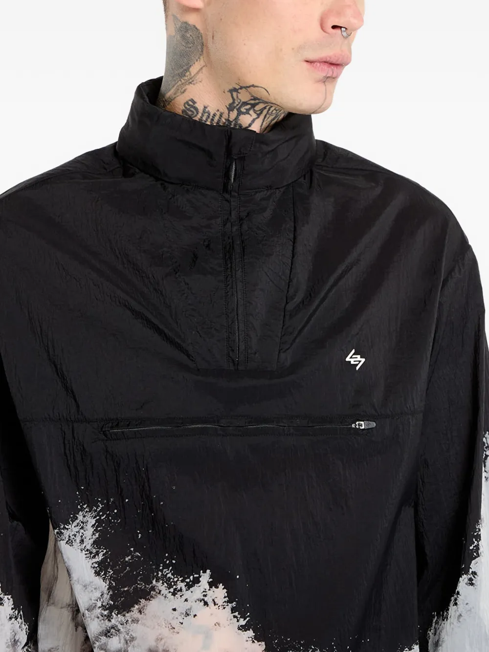 Represent 247 jack met lange mouwen Zwart