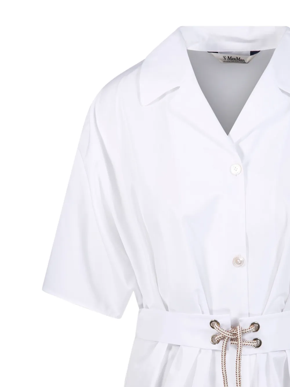 'S Max Mara Smmcarisma blouse met ceintuur Wit