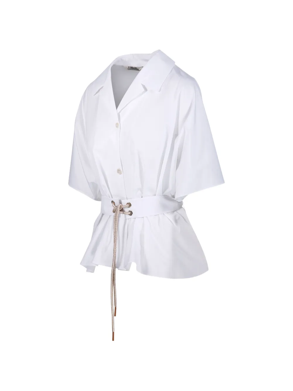  's Max Mara Smmcarisma Belted Shirt - White 