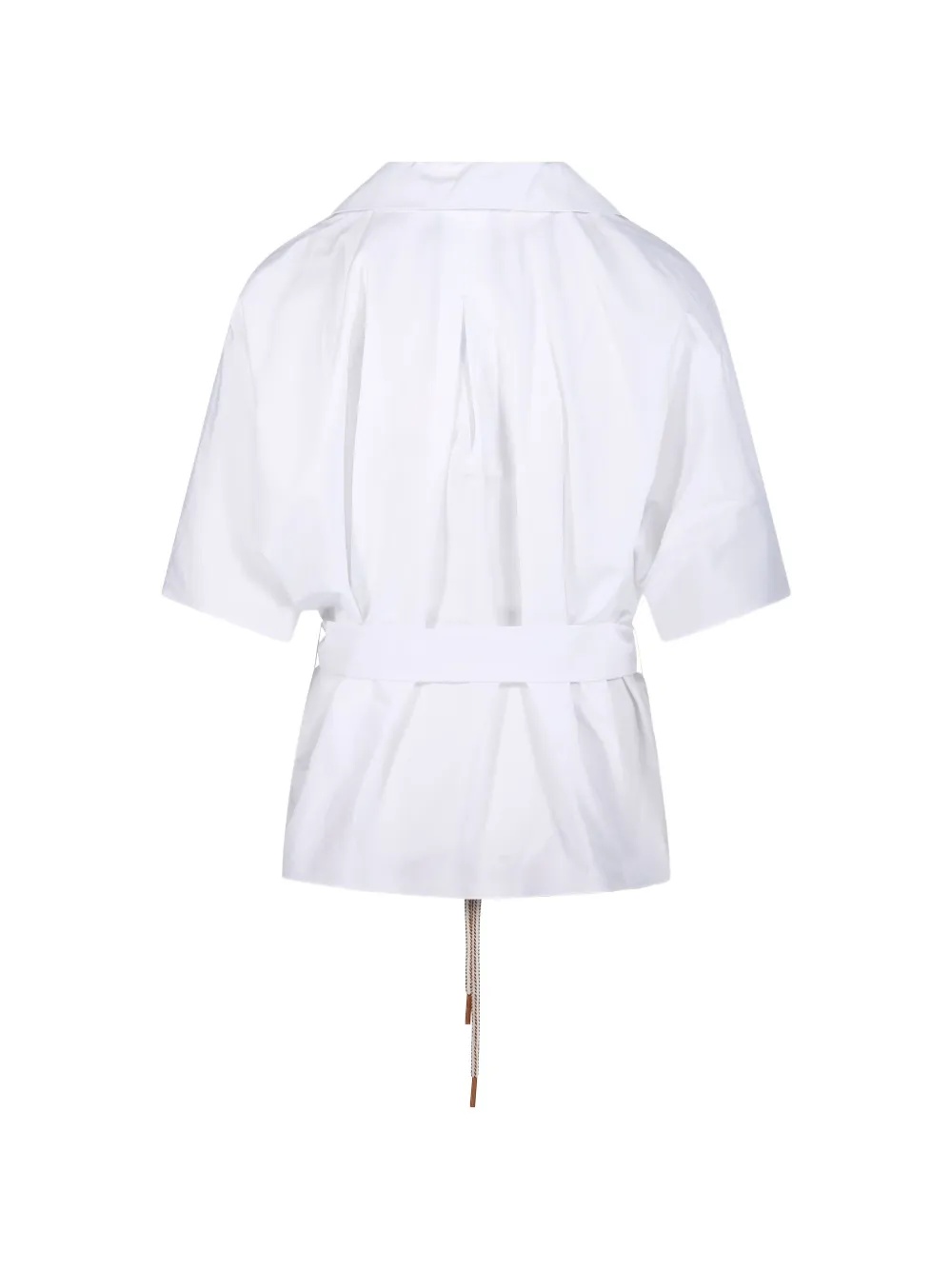  's Max Mara Smmcarisma Belted Shirt - White 