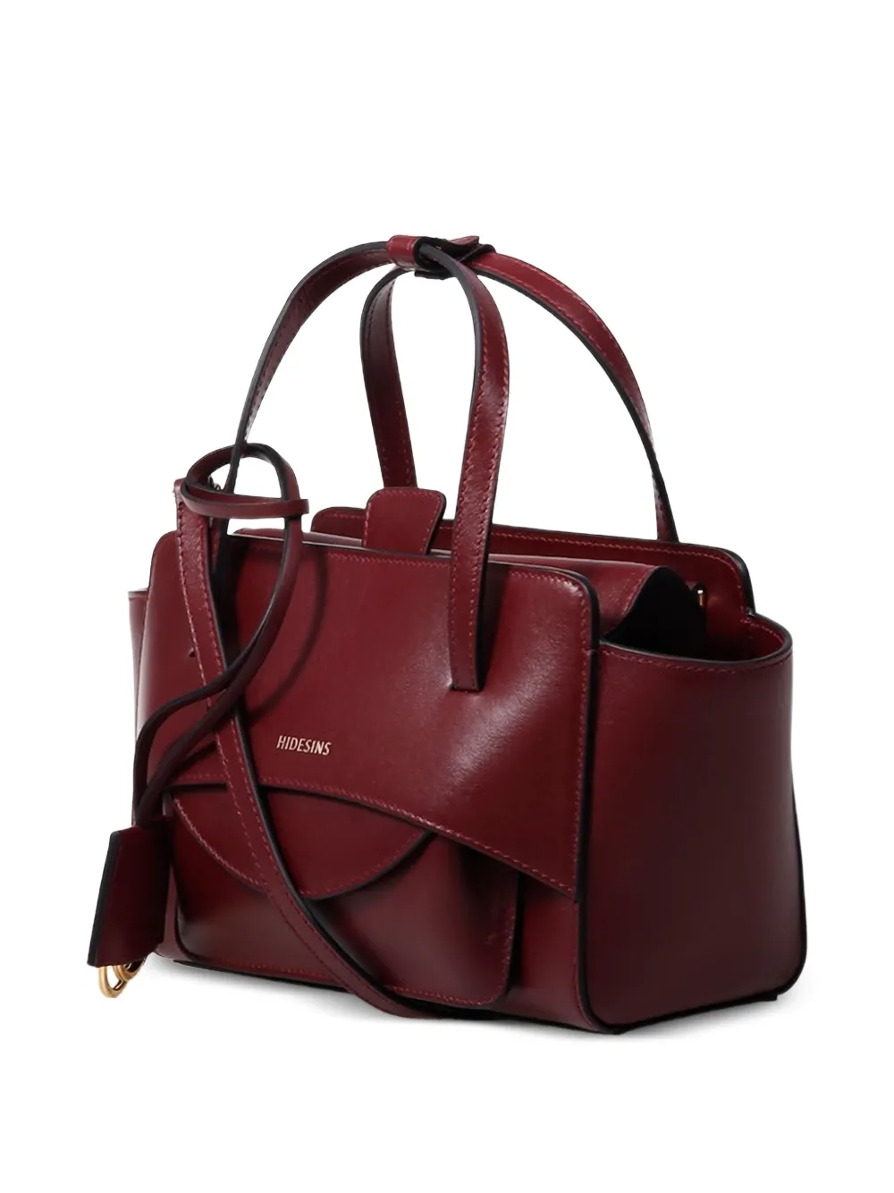  Hidesins Flap Top-handle Tote Bag - Red 