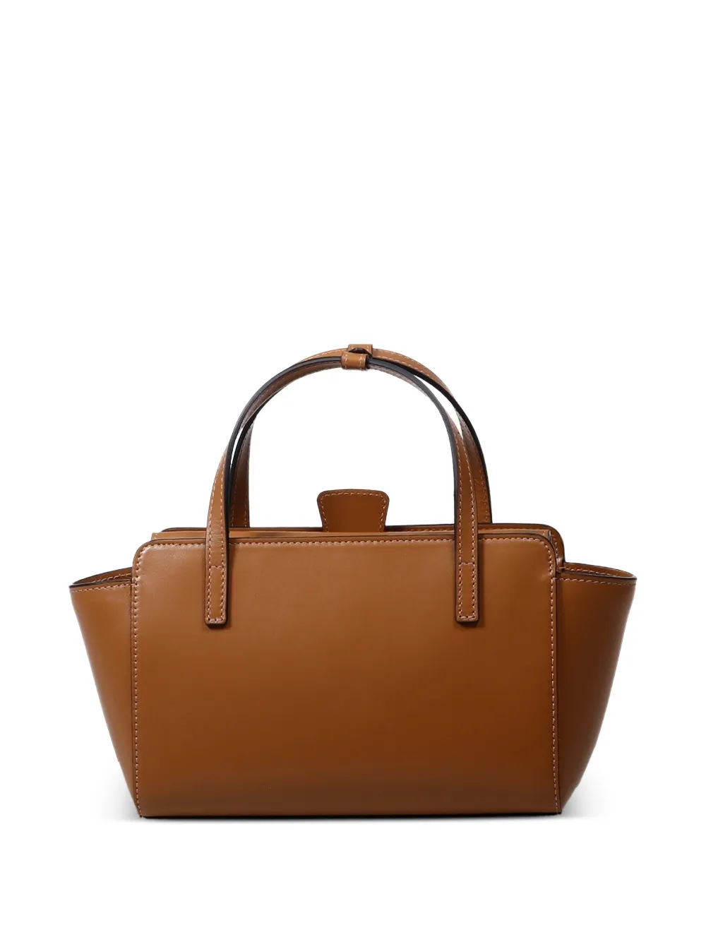  Hidesins Small Flap Tote Bag - Brown 