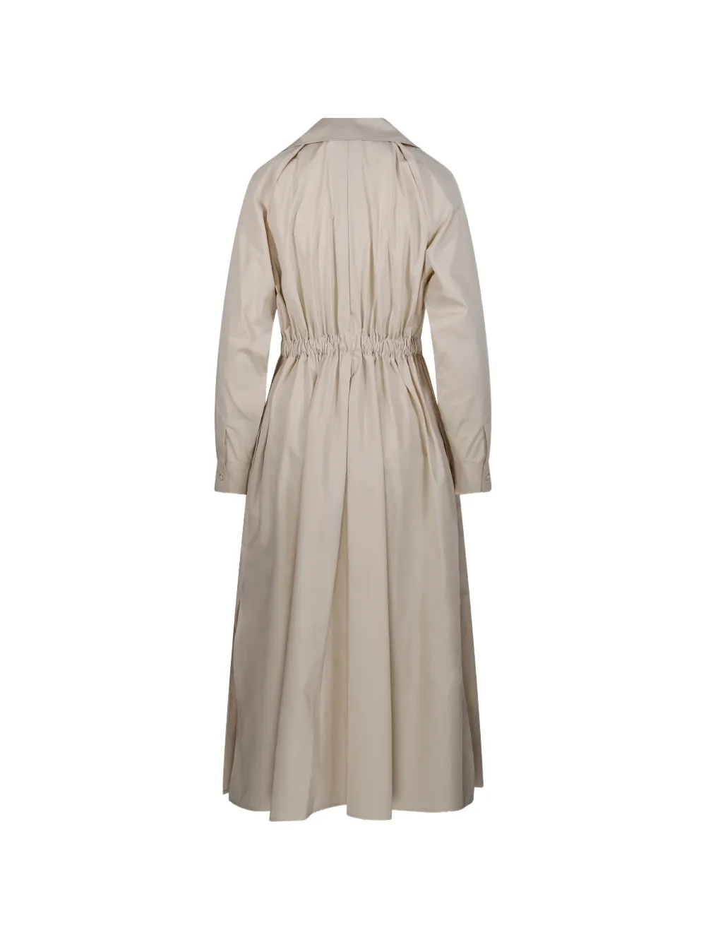  Max Mara Drawstring-fastening V-neck Midi Dress - Neutrals 