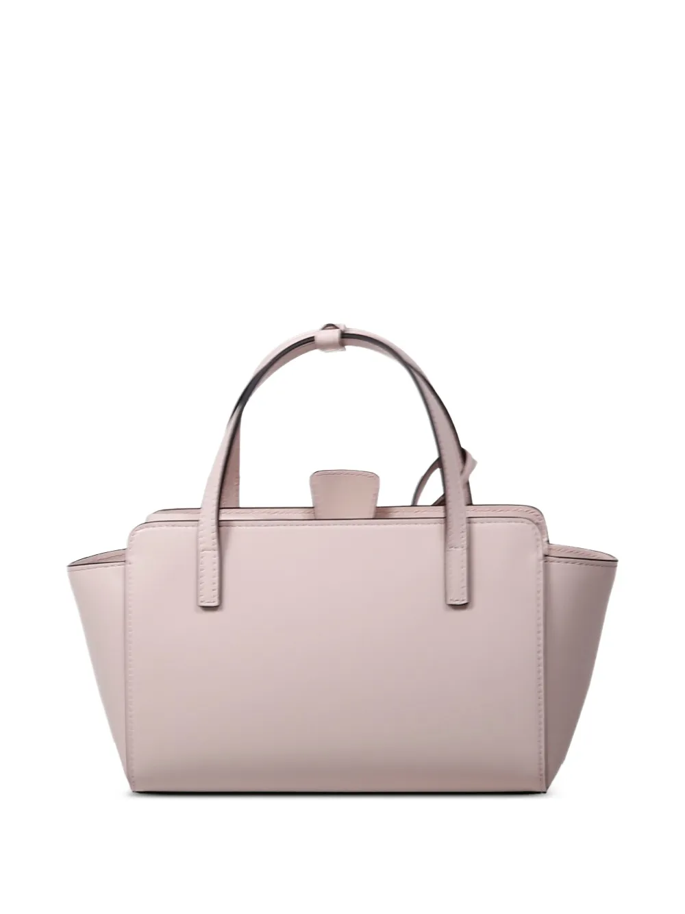  Hidesins Top-handle Leather Tote Bag - Pink 