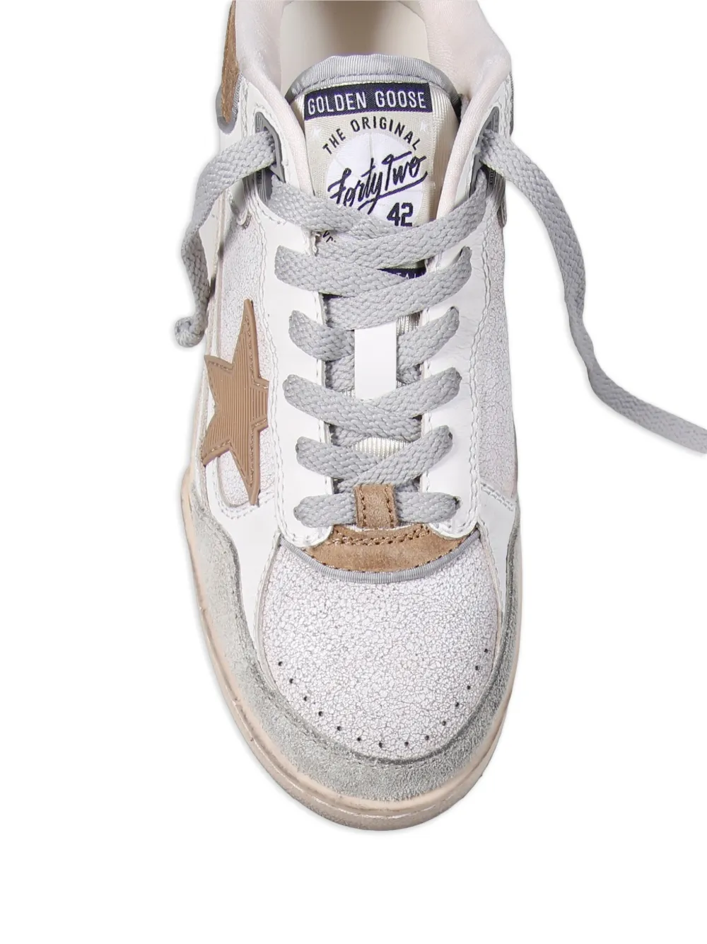 Golden Goose Forty2 leather sneakers Wit