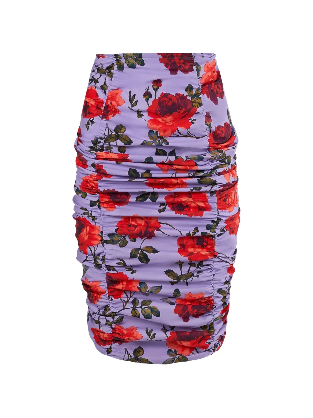 Carolina Herrera Gonna midi con stampa - Viola