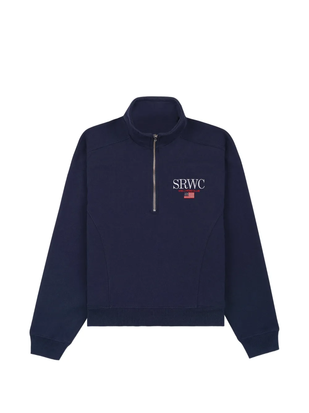 Sporty & Rich half-zip sweatshirt - Blu