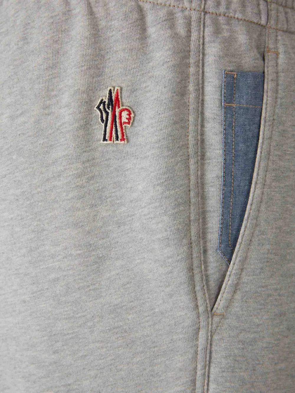 Moncler Grenoble Trainingsbroek met vlakken Grijs
