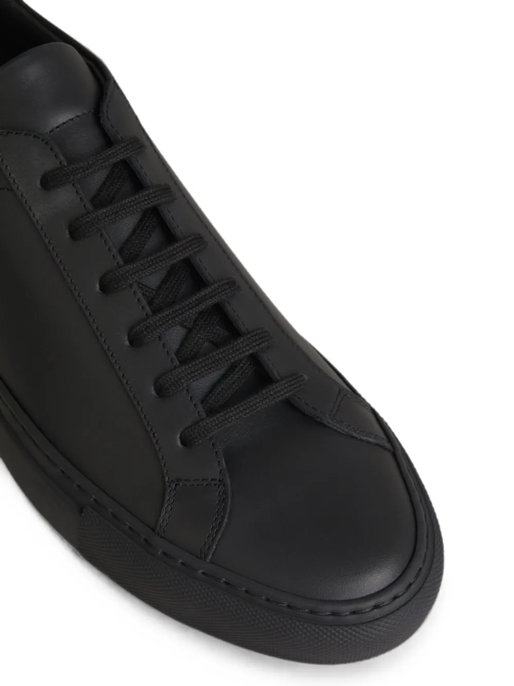 Common Projects Leren sneakers Zwart