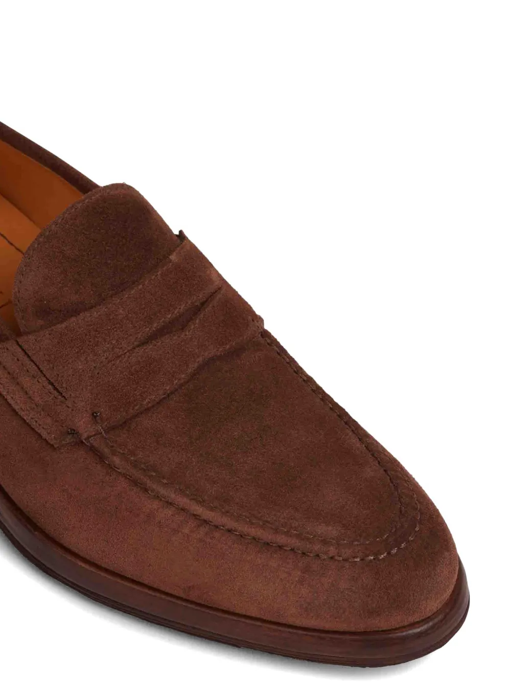 Bontoni Welt suède loafers Bruin