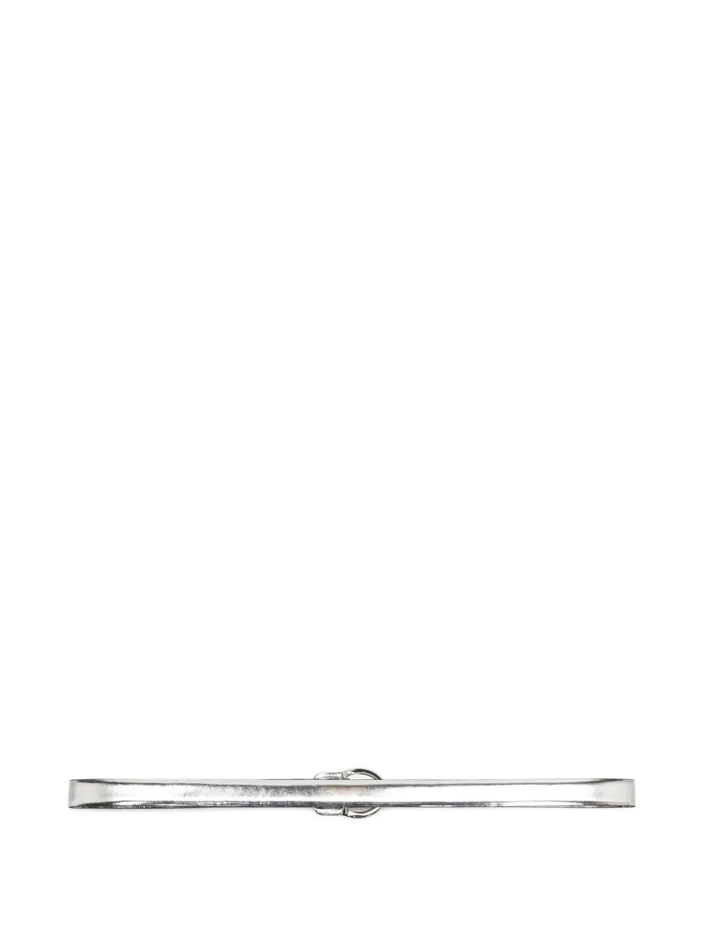  Dorothee Schumacher Leather Belt - Silver 