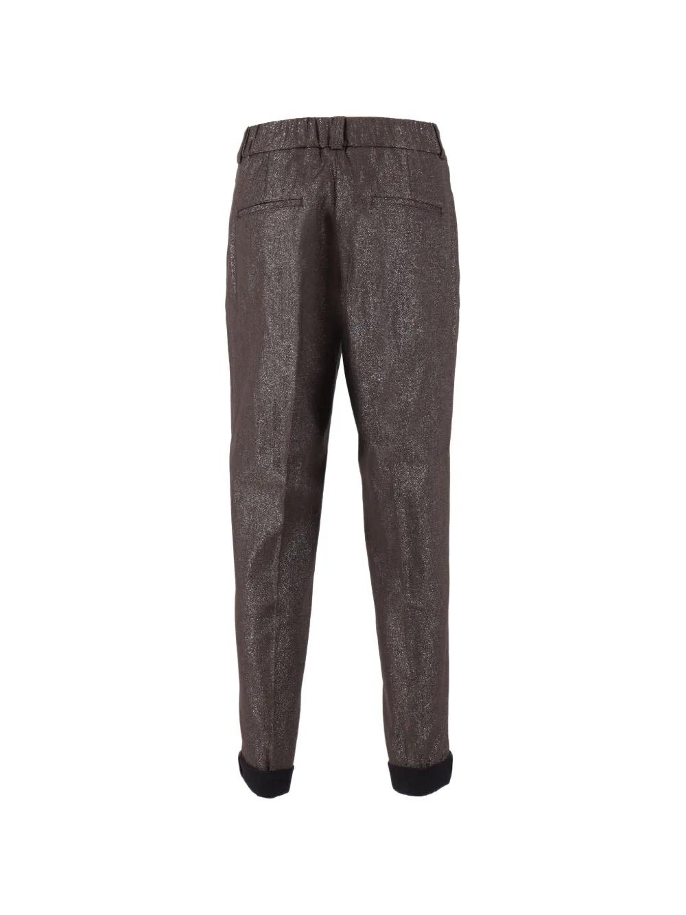 Peserico Broek met toelopende pijpen Bruin