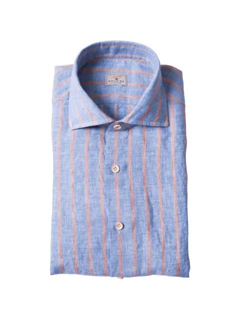 Sonrisa vertical-stripe cotton shirt