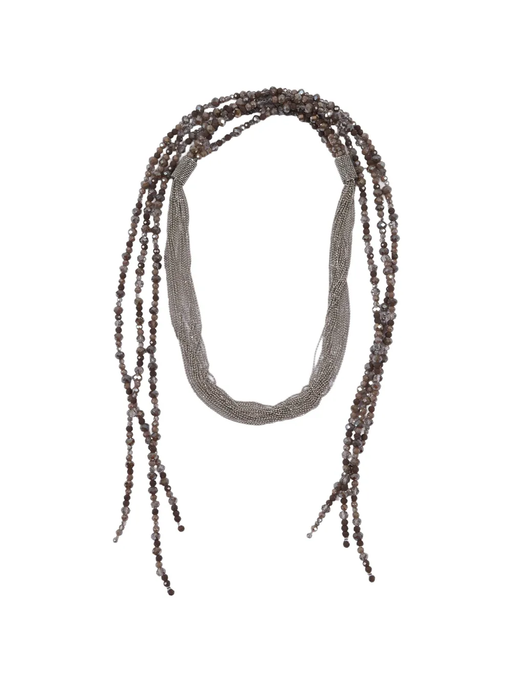 Peserico beaded necklace - Argento