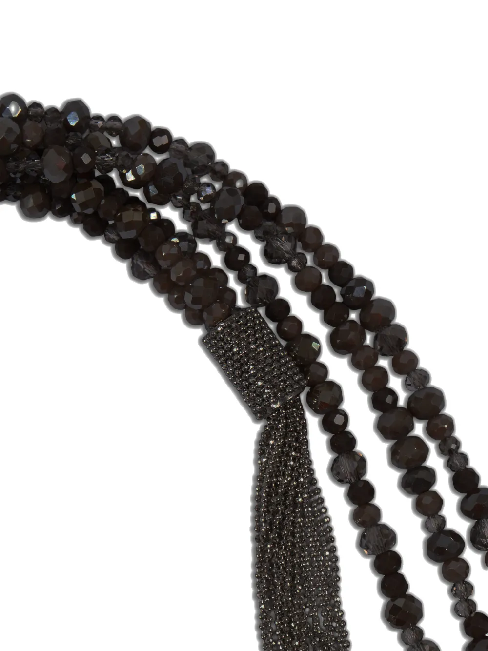  Peserico Beaded Necklace - Silver 