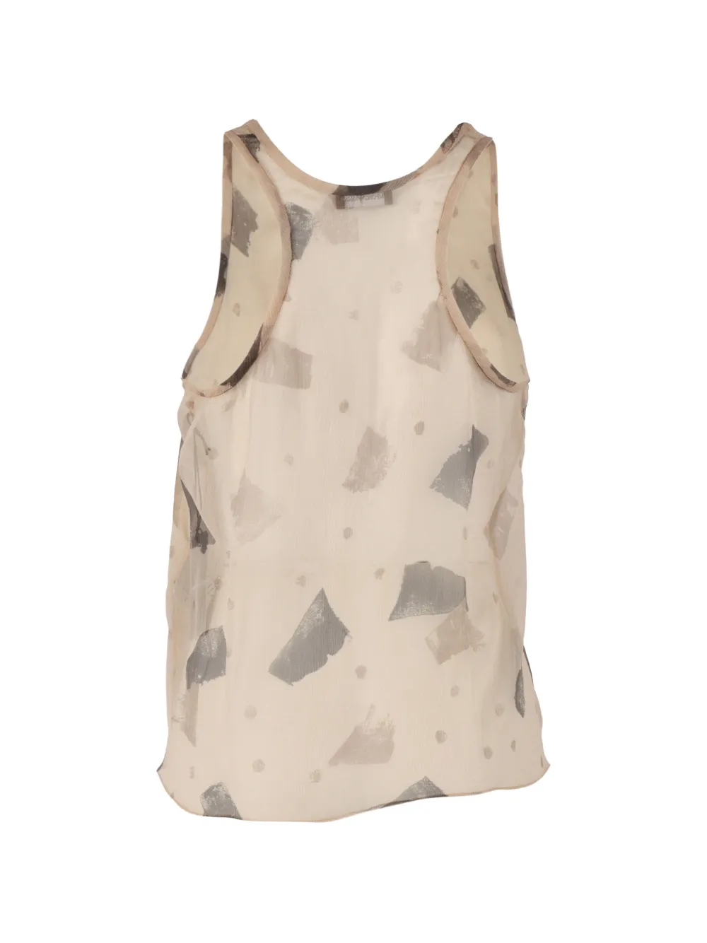 Emporio Armani patterned top - Toni neutri