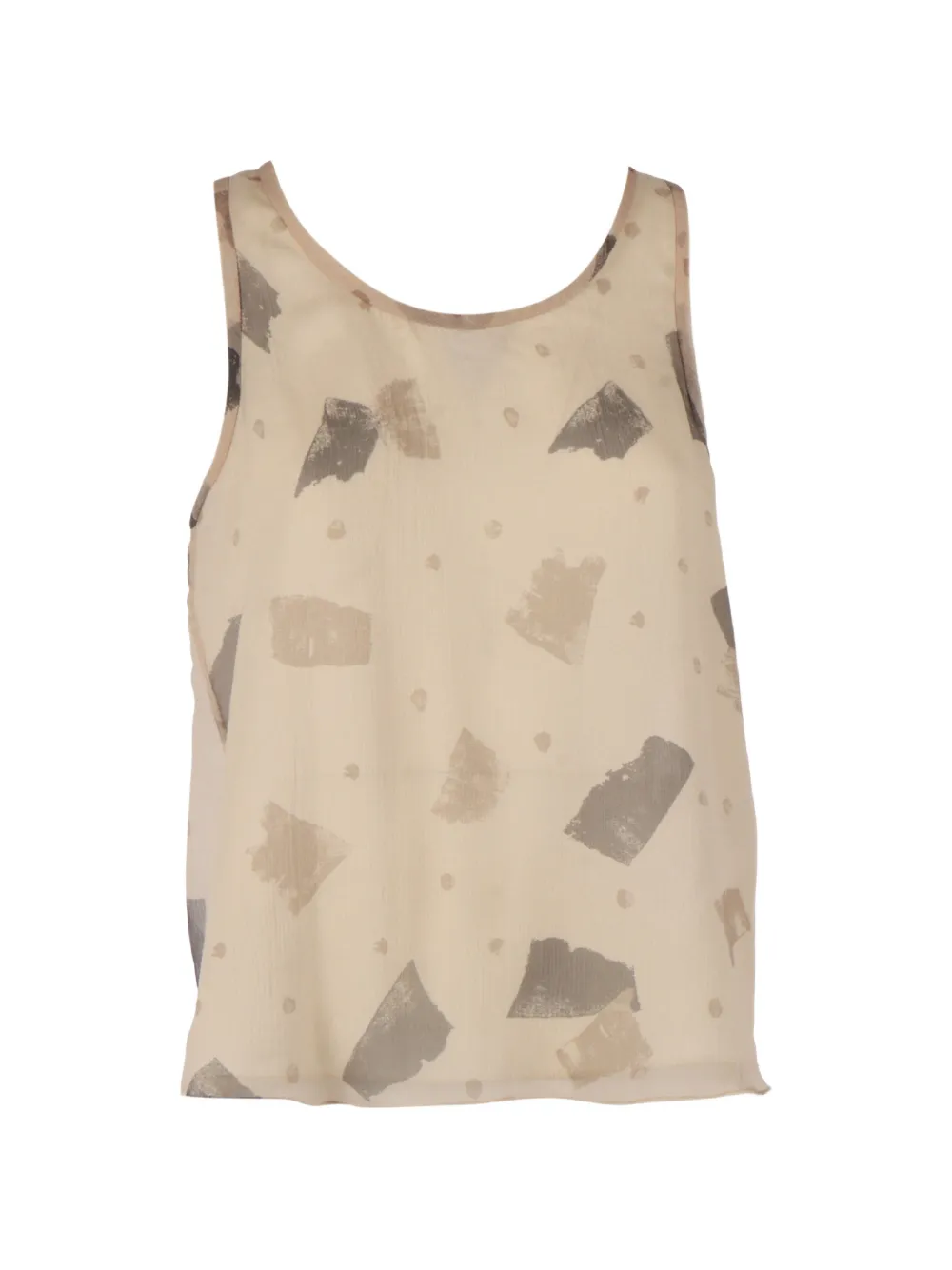  Emporio Armani Patterned Top - Neutrals 