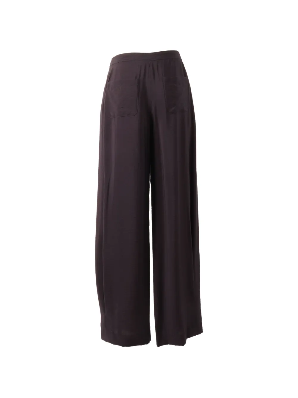 Emporio Armani Broek met wijde pijpen Bruin