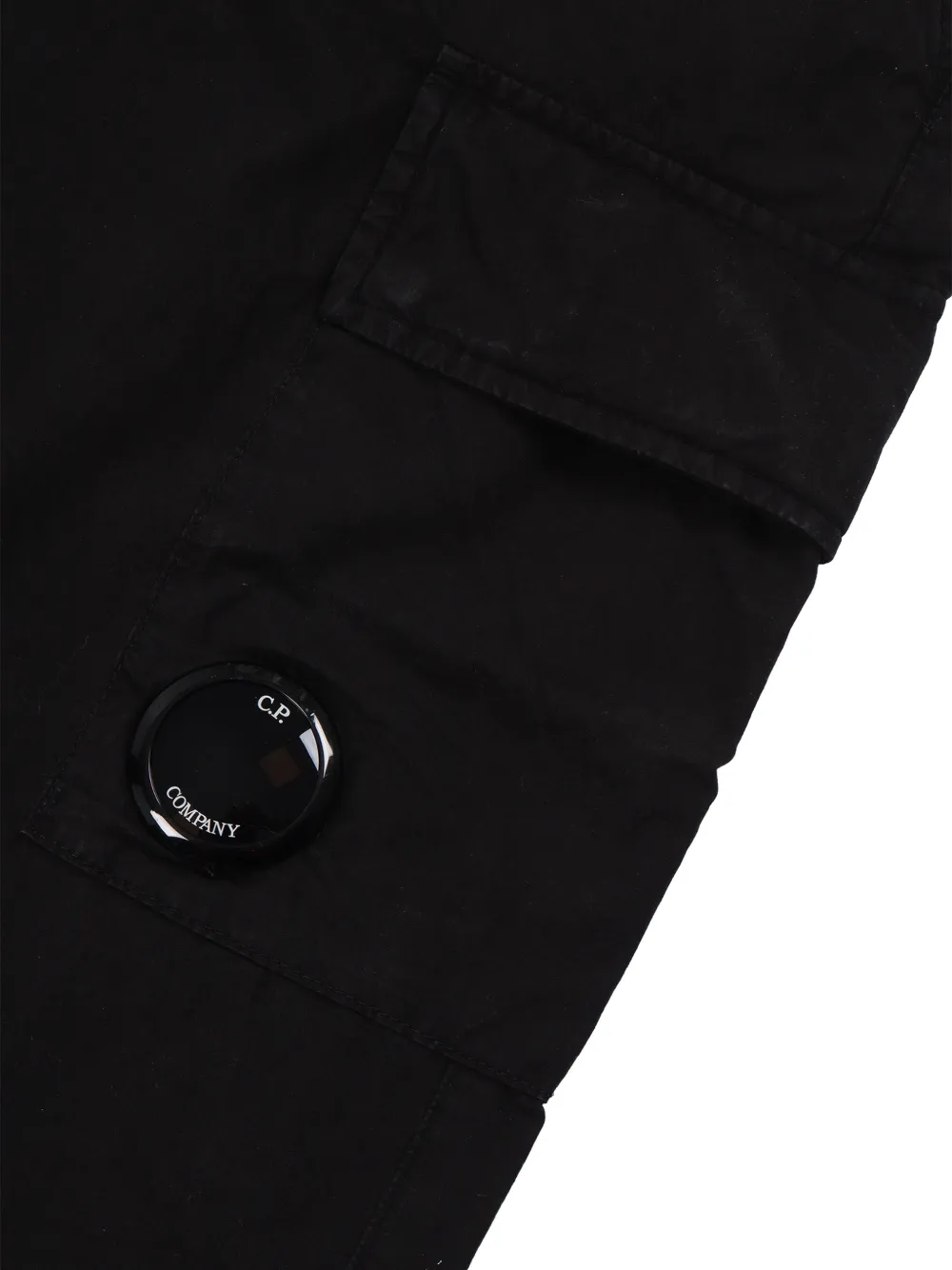  C.p. Company Kids Buttoned Pocket Trousers - Black 